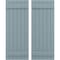 Ekena Millwork Americraft 6-Board, 2 Batten Exterior Real Wood Joined Board-n-Batten Shutters, ARW101BB621X41SBH, PR ARW101BB621X41SBH - alternate 1